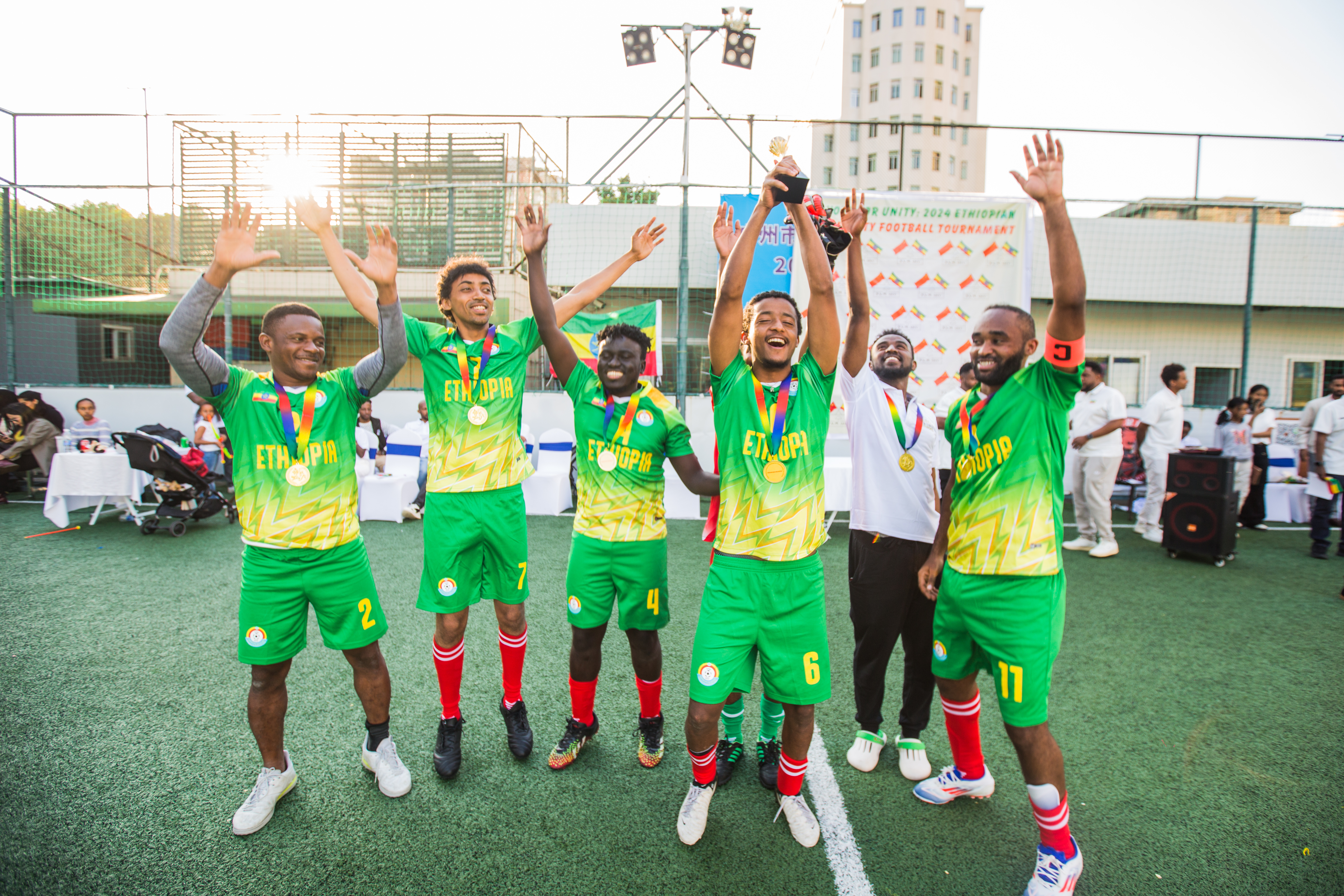 Ethiopian community gathering in China