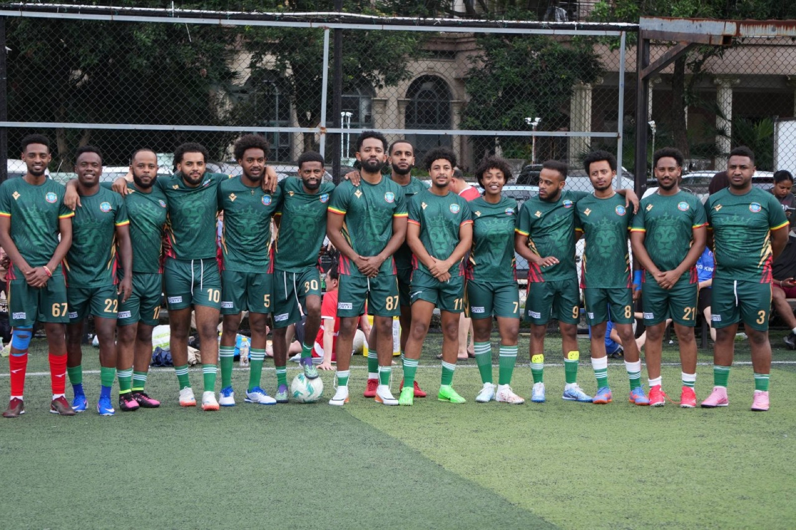 Ethiopian team lineup
